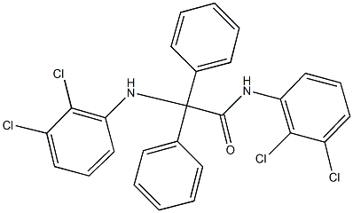 2-(2,3-dichloroanilino)-N-(2,3-dichlorophenyl)-2,2-diphenylacetamide Structure
