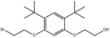 2-[5-(2-bromoethoxy)-2,4-ditert-butylphenoxy]ethanol Structure