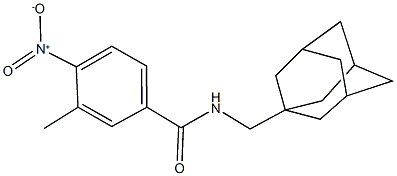 N-(1-adamantylmethyl)-4-nitro-3-methylbenzamide Structure