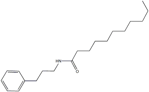 N-(3-phenylpropyl)undecanamide 구조식 이미지