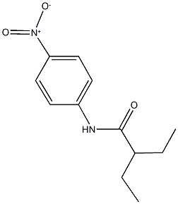 2-ethyl-N-{4-nitrophenyl}butanamide 구조식 이미지