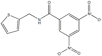3,5-bisnitro-N-(2-thienylmethyl)benzamide 구조식 이미지