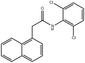 N-(2,6-dichlorophenyl)-2-(1-naphthyl)acetamide 구조식 이미지