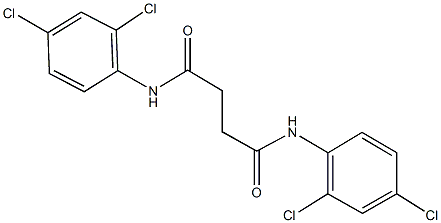 N~1~,N~4~-bis(2,4-dichlorophenyl)succinamide 구조식 이미지