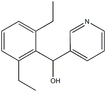 (2,6-diethylphenyl)(3-pyridinyl)methanol 구조식 이미지