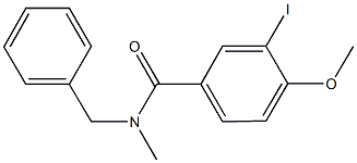 N-benzyl-3-iodo-4-methoxy-N-methylbenzamide Structure