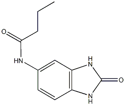 N-(2-oxo-2,3-dihydro-1H-benzimidazol-5-yl)butanamide Structure