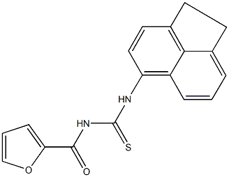 N-(1,2-dihydro-5-acenaphthylenyl)-N'-(2-furoyl)thiourea Structure