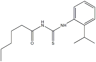 N-hexanoyl-N'-(2-isopropylphenyl)thiourea 구조식 이미지