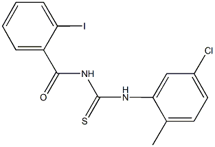 N-(5-chloro-2-methylphenyl)-N'-(2-iodobenzoyl)thiourea Structure