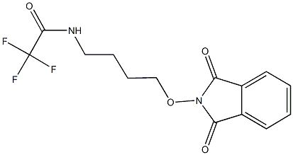 N-{4-[(1,3-dioxo-1,3-dihydro-2H-isoindol-2-yl)oxy]butyl}-2,2,2-trifluoroacetamide Structure