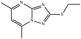 2-(ethylthio)-5,7-dimethyl[1,2,4]triazolo[1,5-a]pyrimidine 구조식 이미지