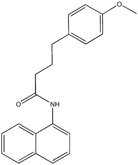 4-(4-methoxyphenyl)-N-(1-naphthyl)butanamide Structure