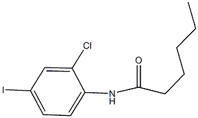 N-(2-chloro-4-iodophenyl)hexanamide Structure