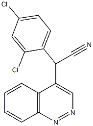 4-cinnolinyl(2,4-dichlorophenyl)acetonitrile 구조식 이미지