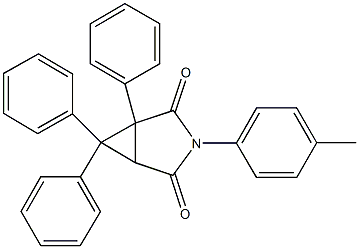 3-(4-methylphenyl)-1,6,6-triphenyl-3-azabicyclo[3.1.0]hexane-2,4-dione Structure