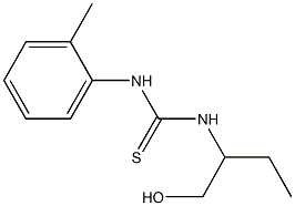 N-[1-(hydroxymethyl)propyl]-N'-(2-methylphenyl)thiourea 구조식 이미지