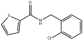 N-(2-chlorobenzyl)-2-thiophenecarboxamide 구조식 이미지