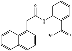 2-[(1-naphthylacetyl)amino]benzamide Structure