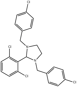 1,3-bis(4-chlorobenzyl)-2-(2,6-dichlorophenyl)imidazolidine Structure