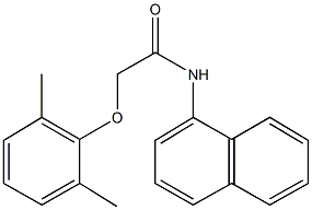 2-(2,6-dimethylphenoxy)-N-(1-naphthyl)acetamide 구조식 이미지
