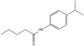 N-(4-isopropylphenyl)pentanamide Structure