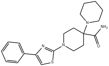 1-(4-phenyl-1,3-thiazol-2-yl)-1',4-bipiperidine-4-carboxamide 구조식 이미지