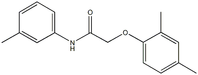 2-(2,4-dimethylphenoxy)-N-(3-methylphenyl)acetamide Structure