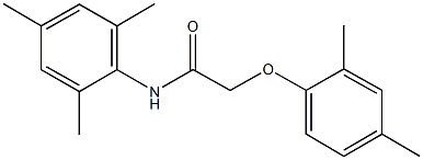 2-(2,4-dimethylphenoxy)-N-mesitylacetamide Structure