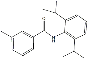 N-(2,6-diisopropylphenyl)-3-methylbenzamide 구조식 이미지