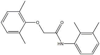 2-(2,6-dimethylphenoxy)-N-(2,3-dimethylphenyl)acetamide 구조식 이미지