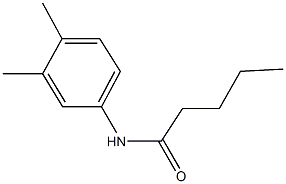 N-(3,4-dimethylphenyl)pentanamide 구조식 이미지