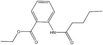 ethyl 2-(pentanoylamino)benzoate Structure