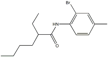 N-(2-bromo-4-methylphenyl)-2-ethylhexanamide Structure