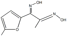 1-(5-methyl-2-furyl)-1,2-propanedione dioxime Structure