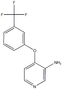 4-[3-(trifluoromethyl)phenoxy]-3-pyridinamine 구조식 이미지