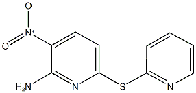 2-amino-3-nitro-6-(pyridin-2-ylthio)pyridine Structure