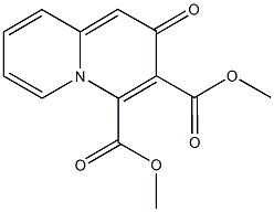 dimethyl 2-oxo-2H-quinolizine-3,4-dicarboxylate 구조식 이미지