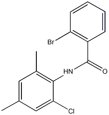 2-bromo-N-(2-chloro-4,6-dimethylphenyl)benzamide Structure