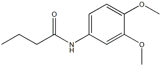 N-(3,4-dimethoxyphenyl)butanamide 구조식 이미지