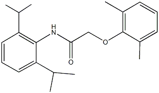 N-(2,6-diisopropylphenyl)-2-(2,6-dimethylphenoxy)acetamide Structure