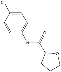 N-(4-chlorophenyl)tetrahydro-2-furancarboxamide 구조식 이미지