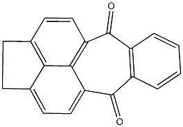 1,2-dihydrocyclopenta[cd]pleiadene-5,10-dione 구조식 이미지