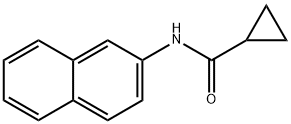 N-(2-naphthyl)cyclopropanecarboxamide 구조식 이미지