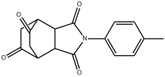 4-(4-methylphenyl)-4-azatricyclo[5.2.2.0~2,6~]undecane-3,5,8,10-tetrone 구조식 이미지