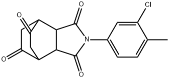 4-(3-chloro-4-methylphenyl)-4-azatricyclo[5.2.2.0~2,6~]undecane-3,5,8,10-tetrone Structure