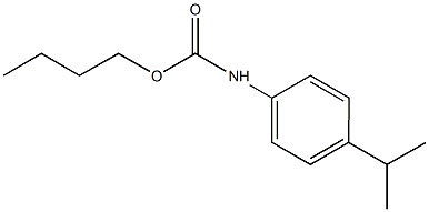 butyl 4-isopropylphenylcarbamate Structure