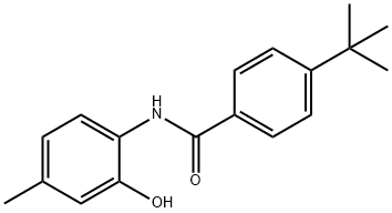 4-tert-butyl-N-(2-hydroxy-4-methylphenyl)benzamide 구조식 이미지