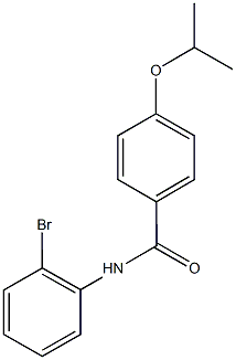 N-(2-bromophenyl)-4-isopropoxybenzamide Structure