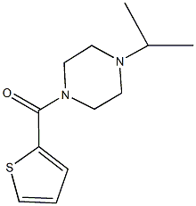 1-isopropyl-4-(2-thienylcarbonyl)piperazine 구조식 이미지